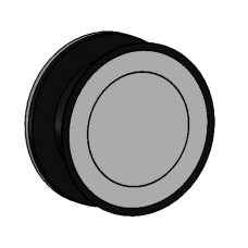 Punkthalter - 24/18, Wandabstand = 4mm, mit Bohrung Ø6 mm, Edelstahl