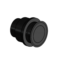 Punkthalter - 26/32, mit Wandabstand = 22 - 27 mm, mit Langloch, Schwarz beschichtet Punkthalter - 26/32, mit Wandabstand = 22 - 27 mm, mit Langloch, Schwarz beschichtet