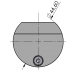 Serles Schiebetürset 5, Schiebetür mit einseitiger Wandanbindung, Türglas für 10 mm ESG