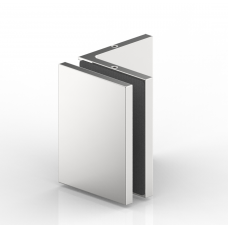 easy - line Winkelverbinder Glas - Wand 90°, glanzverchromt